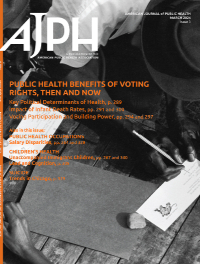 AJPH March 2024 - PDF<BR>Non-Member Price: $7.50<BR>Member Price: $0.00